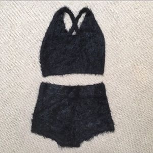 Kimchi blue fuzzy lounge set